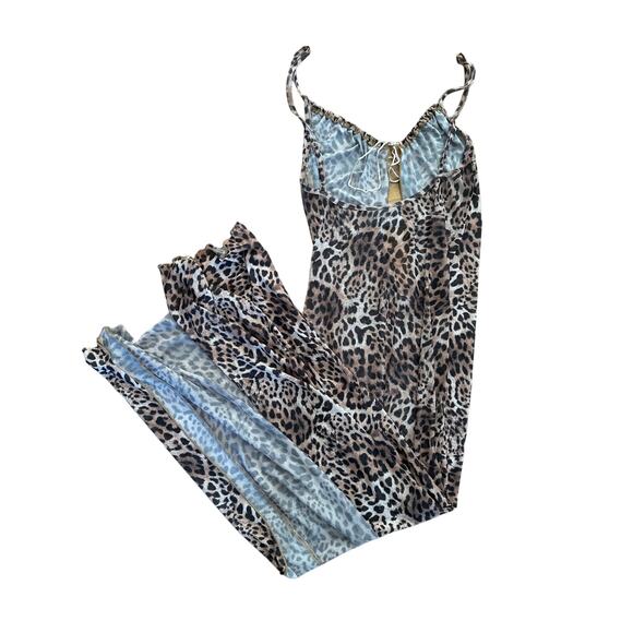 Jagger & Stone - Paris Maxi Dress in Leopard Print Brown & Black - Picture 3 of 3